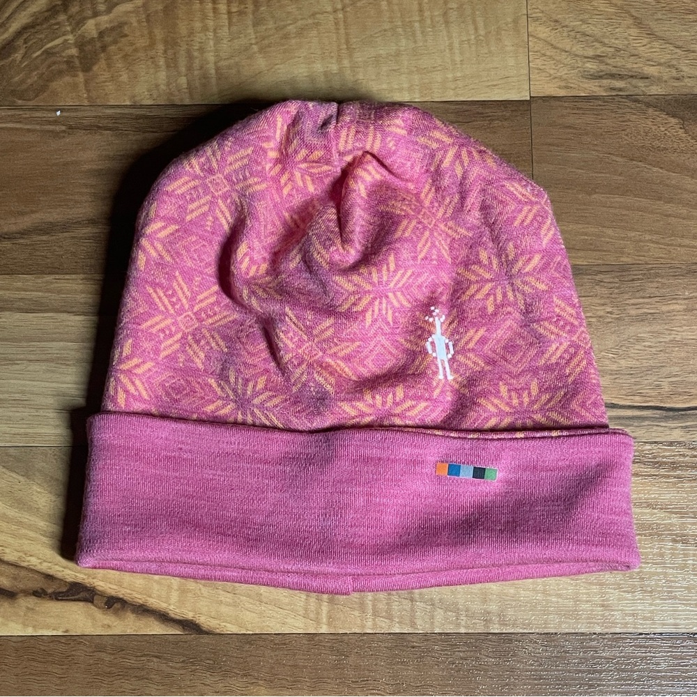 Smartwool Pink Patterned Kids Beanie